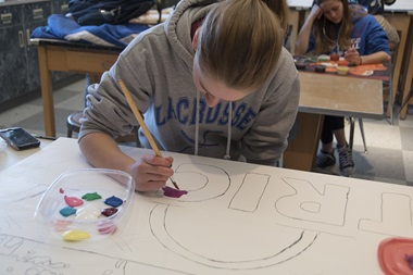 art_sparks3 Art Works Program student painting