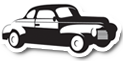 1940s car graphic