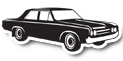 1960s car graphic
