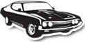 1970s car graphic